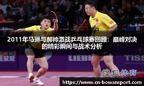 2011年马琳与郝帅激战乒乓球赛回顾：巅峰对决的精彩瞬间与战术分析